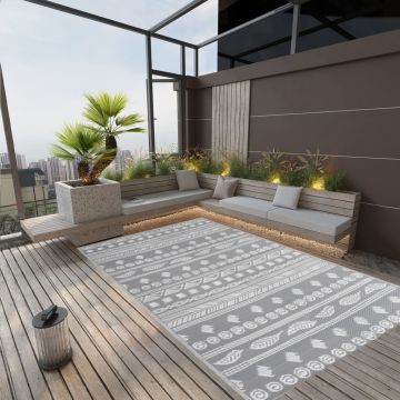 Gossi covor d exterior, gri, 140 x 200 cm, pp