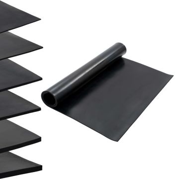 Gossi covor de cauciuc anti-alunecare, 1,2 x 2 m, 8 mm, neted