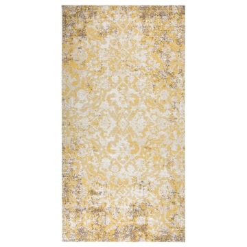Gossi covor de exterior, galben, 80x150 cm, tesatura plata
