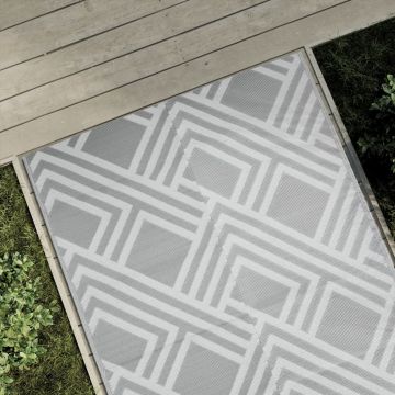 Gossi covor de exterior, gri, 120x180 cm, pp