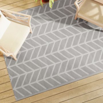 Gossi covor de exterior, gri, 160x230 cm, pp