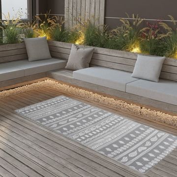 Gossi covor de exterior, gri, 80 x 150 cm, pp