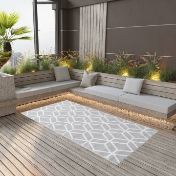 Gossi covor de exterior, gri, 80x150 cm, pp