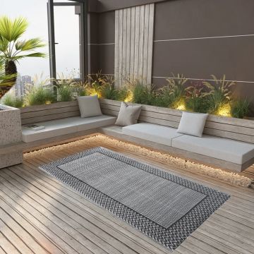 Gossi covor de exterior, gri, 80x150 cm, pp