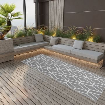 Gossi covor de exterior, gri, 80x250 cm,pp