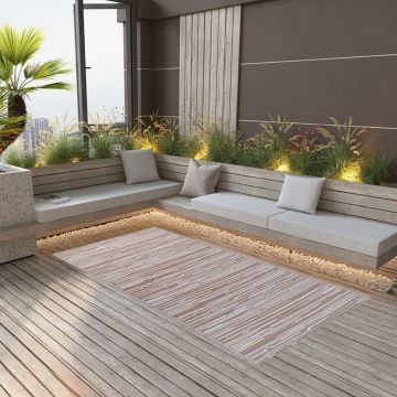 Gossi covor de exterior, gri taupe, 140x200 cm, pp