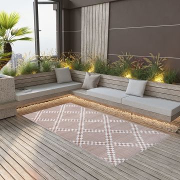Gossi covor de exterior, maro, 120x180 cm, pp