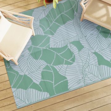 Gossi covor de exterior, verde, 190x290 cm, pp
