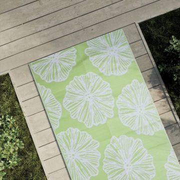 Gossi covor de exterior, verde, 80x250 cm, pp