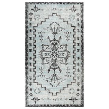 Gossi covor de exterior, verde si gri, 115x170 cm, tesatura plata
