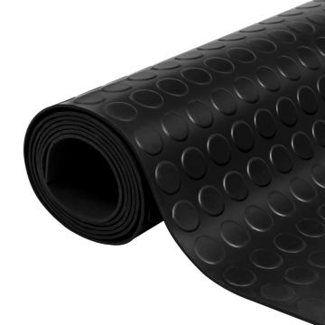 Gossi covoras de cauciuc anti-alunecare, model cu buline, 2 x 1 m