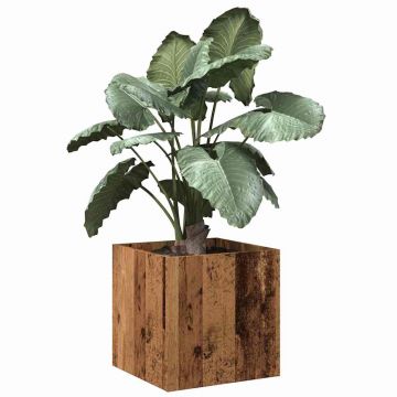 Gossi cutie de jardiniera din lemn vechi 40x40x40 cm lemn prelucrat