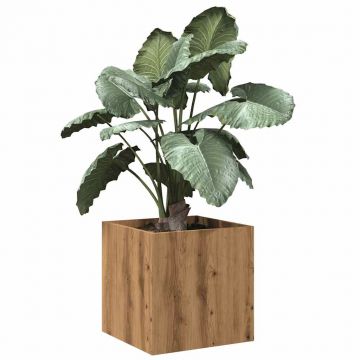 Gossi cutie de jardiniera stejar artizanal 40x40x40 cm lemn prelucrat