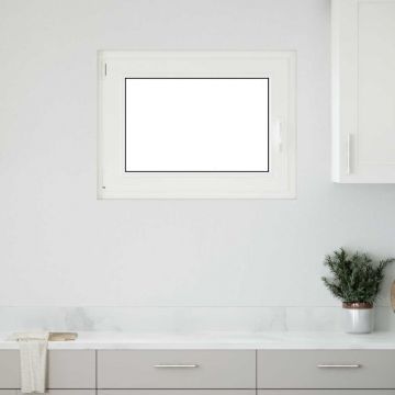 Gossi fereastra de subsol 90x60 cm rabatabil din stanga antracit