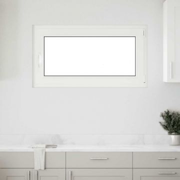 Gossi fereastra de subsol risor 110x60 cm pt&turn din dreapta alb