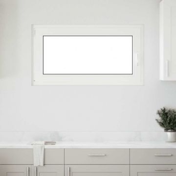 Gossi fereastra de subsol risor 110x60 cm pt&turn din stanga alb