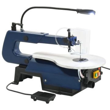 Gossi fierastrau electric de traforaj cu pedala si lumina led 125 w