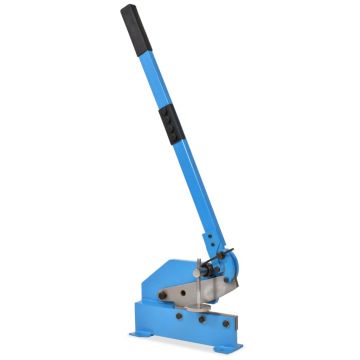 Gossi foarfeca cu parghie pentru metal, 200 mm, albastru