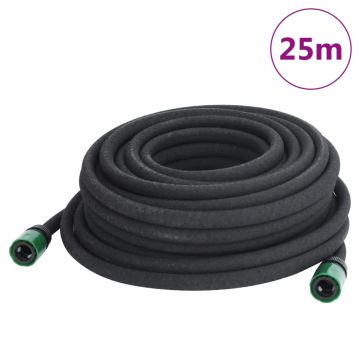 Gossi furtun poros de gradina, negru, 0,6, 25 m, cauciuc
