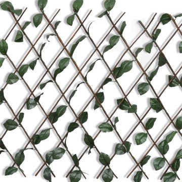 Gossi gard cu zabrele, frunze artificiale, 5 buc.,180 x 90 cm, salcie