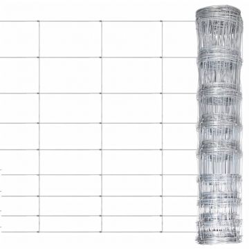 Gossi gard de gradina, argintiu, 50x1,2 m, otel zincat