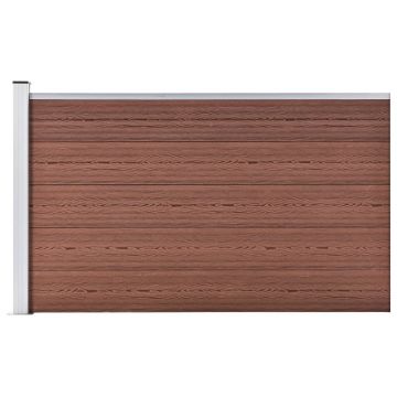 Gossi gard de gradina, maro, 175x105 cm, wpc