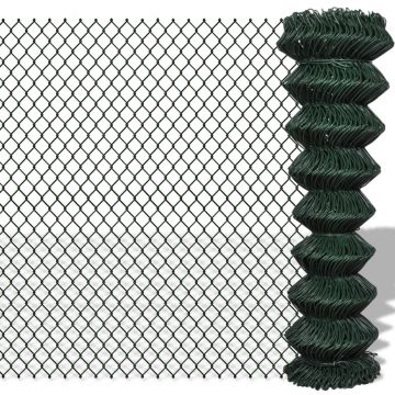 Gossi gard de legatura din plasa, verde, 1,5 x 15 m, otel