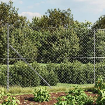 Gossi gard de plasa de sarma, argintiu, 1,6x25 m