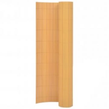 Gossi gard pentru gradina cu 2 fete, galben, 110x300 cm