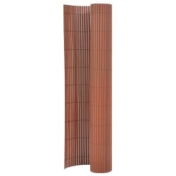 Gossi gard pentru gradina cu 2 fete, maro, 110x500 cm
