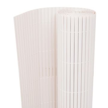 Gossi gard pentru gradina fata dubla 90x500 cm, alb