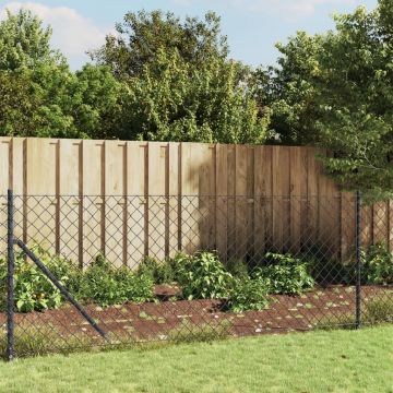 Gossi gard plasa de sarma cu tarusi de fixare, antracit 1x25 m