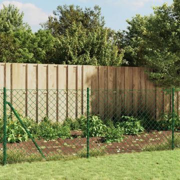 Gossi gard plasa de sarma cu tarusi de fixare, verde, 1x25 m