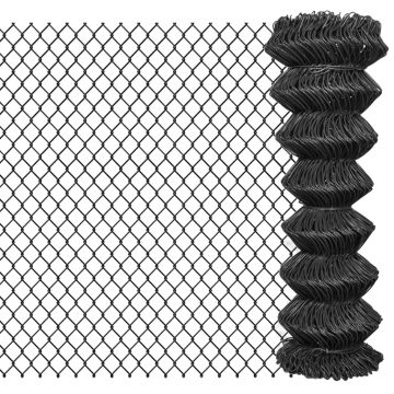 Gossi gard plasa de sarma, gri, 15 x 1,25 m, otel