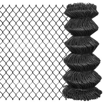 Gossi gard plasa de sarma, gri, 25 x 0,8 m, otel