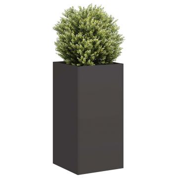 Gossi jardinier negru 40x40x80 cm otel laminat la rece