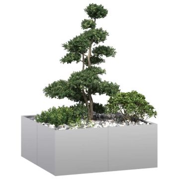 Gossi jardiniera 100x100x40 cm otel galvanizat