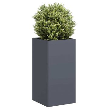 Gossi jardiniera antracit 40x40x80 cm otel laminat la rece