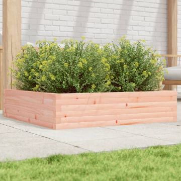 Gossi jardiniera de gradina, 100x100x23 cm, lemn masiv douglas