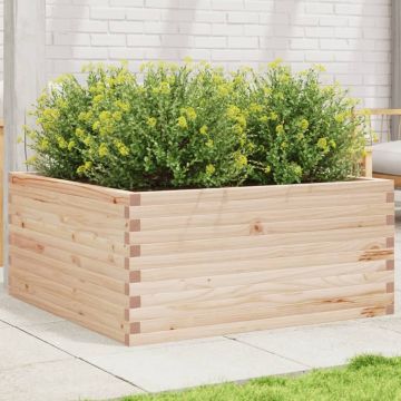 Gossi jardiniera de gradina, 100x100x46 cm, lemn masiv de pin