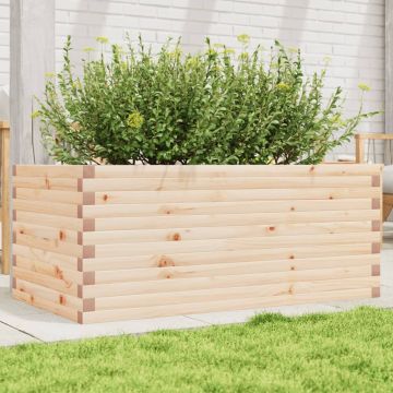 Gossi jardiniera de gradina, 110x60x45,5 cm, lemn masiv de pin