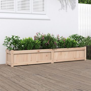 Gossi jardiniera de gradina, 180x31x31 cm, lemn masiv de pin