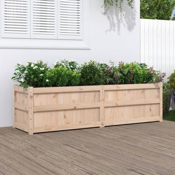 Gossi jardiniera de gradina, 180x50x50 cm, lemn masiv de pin