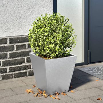 Gossi jardiniera de gradina, 30x30x30 cm, otel galvanizat