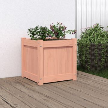 Gossi jardiniera de gradina, 40x40x40 cm, lemn masiv douglas