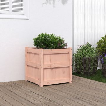 Gossi jardiniera de gradina, 50x50x50 cm, lemn masiv douglas