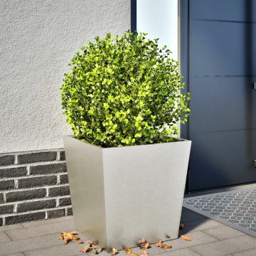 Gossi jardiniera de gradina, 50x50x50 cm, otel inoxidabil