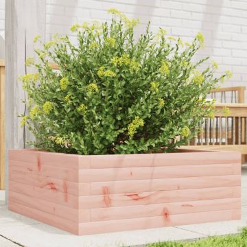 Gossi jardiniera de gradina, 60x60x23 cm, lemn masiv douglas