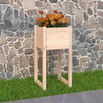 Gossi jardiniera, 40x40x81 cm, lemn masiv de pin