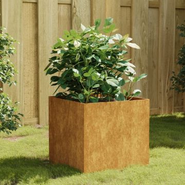 Gossi jardiniera, 40x41x40 cm, otel corten